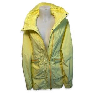 FP Movement Singin In The Rain Packable Jacket Neon Yellow XS Fits Medium Large